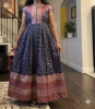 Picture of Blue and Pink Heavy Banarasi Frock