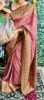 Picture of Onion pink saree with wine blouse