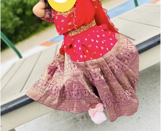 Picture of Kids kanchi pattu lehanga 1Y