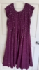 Picture of Purple Mirror Work Georgette Maxi Dress 