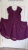Picture of Purple Mirror Work Georgette Maxi Dress 