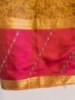 Picture of Handloom Vana Singaram gap border Kanchi Pattu saree 