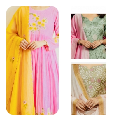Picture of Combo : NEW  3 Pc Kurthi sets 