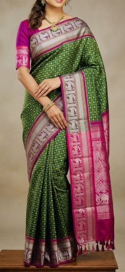 Picture of Premium 1000 Butta Handloom Kanchi Pattu saree 