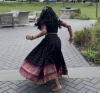 Picture of Temple border lehenga with mirror work blouse 6-7y