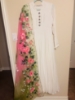 Picture of Hand Painted floral organza dupatta with Georgette long frock 
