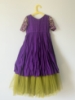 Picture of Purple embroidered partywear frock 5-6y