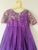 Picture of Purple embroidered partywear frock 5-6y