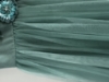 Picture of Teal designer maternity dress