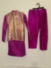 Picture of  pattu kurta pyjama with coat 8-10y