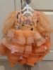 Picture of Peach Embroidered Tulle Party Dress 4-5y