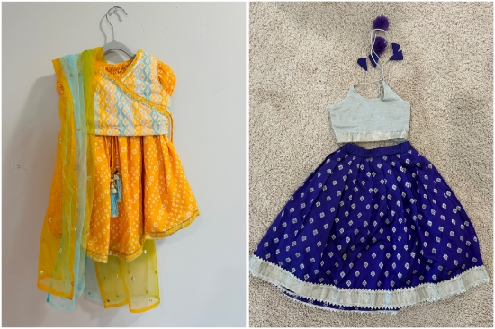 Picture of Beautiful lehengas combo(2-3Y)