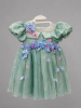 Picture of Blue Floral Party Dress – 4-5Years