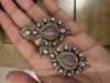 Picture of Beautiful dust pink neck set with maangtika