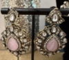 Picture of Beautiful dust pink neck set with maangtika