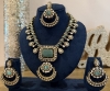 Picture of Victorian kundan necklace with maangtika