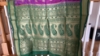 Picture of Dark magenta & Emerald Green Silk Saree with custom Blouse 
