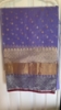Picture of Lavender and red pure chanderi  saree with custom made blouse and matching petticoat