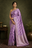 Picture of New Lilac Banarasi-Style Saree 