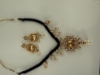 Picture of Black thread kundan set