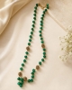 Picture of Emerald Pumpkin beads mala  