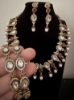 Picture of Moissanite necklace set with bangles