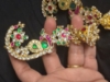 Picture of Never worn Premium pachi Kundan ear cuffs jumkas