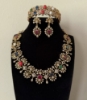 Picture of Navratan cz set with bangles 