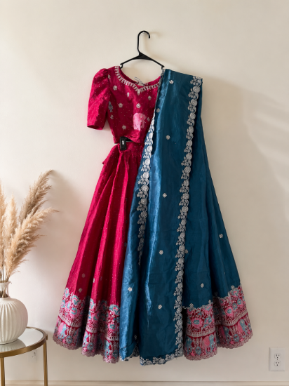 Picture of Never worn trending Kids half saree 11-12Y