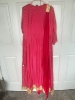 Picture of Pure Chinnon Leheriya dress with cutdana work