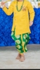 Picture of Soft raw silk Kurta Dhoti set 4-6Y
