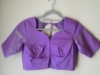 Picture of Lilac and silver soft silk saree