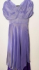 Picture of PL727 Tissue purple layered frock