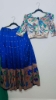 Picture of Pl735 Paithani Lehenga with boat neck blouse.