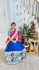 Picture of Pl735 Paithani Lehenga with boat neck blouse.