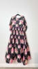 Picture of PL742 Black chinnon alia cut frock 