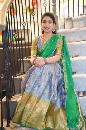 Picture of PL750 Dharmavaram pattu lehenga