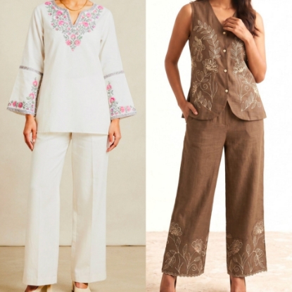 Picture of Combo : Hand Embroidered Co ord sets 