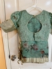 Picture of Sea green floral organza saree