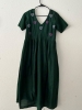 Picture of Handcraft Green and lavender hand embroidered Alia cut top