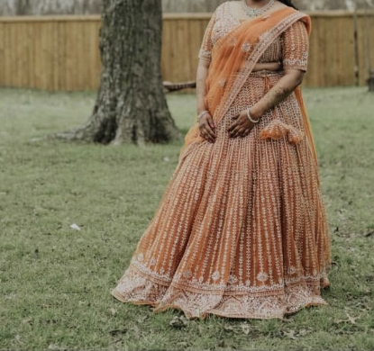 Picture of Stunning  Designer Heavy Lehenga 