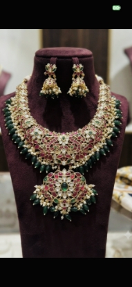 Picture of New Tussi polki necklace set 