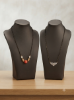 Picture of Triple Combo : 2 black beads chains , 1 cage earrings 