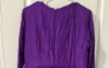 Picture of Beautiful  purple shaded anarkali with huge ghera and cancan