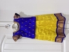 Picture of Premium Royal blue and yellow pure pattu langa 1-2Y