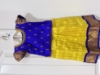 Picture of Premium Royal blue and yellow pure pattu langa 1-2Y