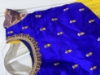 Picture of Premium Royal blue and yellow pure pattu langa 1-2Y