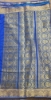 Picture of Beautiful royal blue semi crepe silk saree