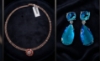 Picture of Cocktail earrings and xuping hasli with pendant 