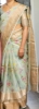 Picture of Pista green floral Chanderi Saree